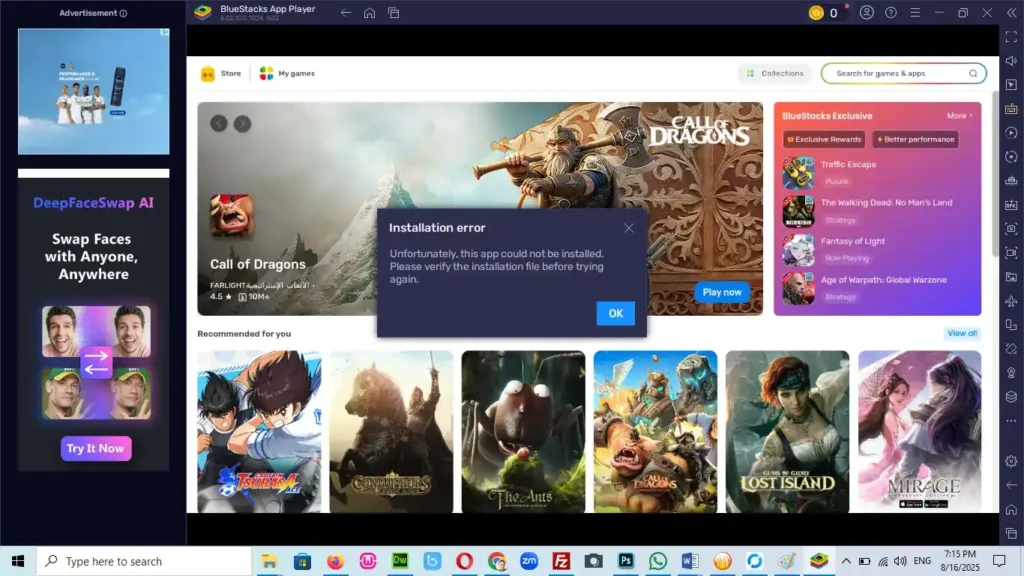 install issue